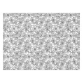 Kornbloemen, wilde bloemen, zwart-wit tafelkleed (Voorkant (Horizontaal))