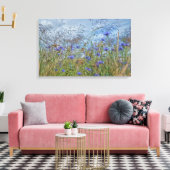 Kornblumen Canvas Afdruk (Insitu (Woonkamer))