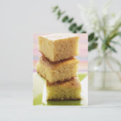 Kornbrood, in blokjes gesneden (in een stapel) briefkaart (Staand voorkant)