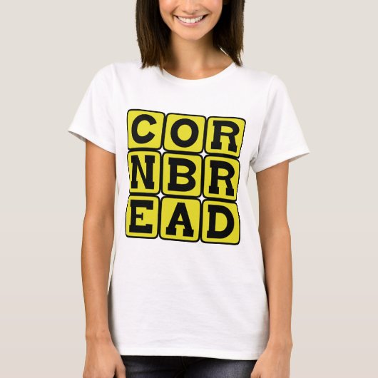 Kornbrood, maïsmeel t-shirt (Voorkant)