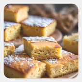 Kornbrood Vierkante Sticker (Voorkant)