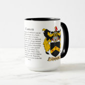 Kornett - gezinskabel van wapens mok (Voorkant rechts)