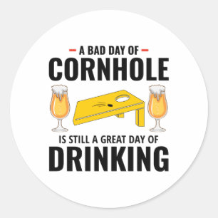 Korngat Bean Bag Toss Outdoor Lawn Game Drink Ronde Sticker