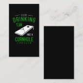 Korngat en bier Drink okes Visitekaartje (Voorkant / Achterkant)