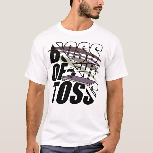 Korngat Funny Boss van het Toss T-shirt (Voorkant)