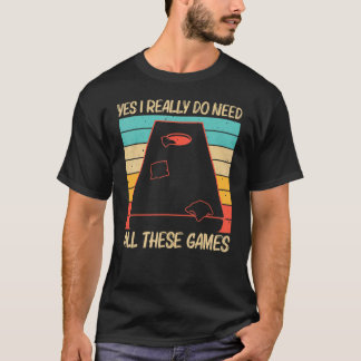Korngat voor mannen, damesspellen, balkenband t-shirt