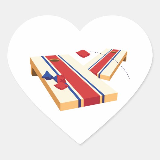 Korngattoss Hart Sticker (Voorkant)
