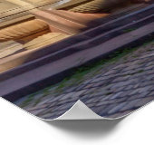 Kornmarkt square and castle in Heidelberg, Duitsla Poster (Hoek)