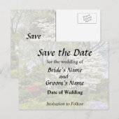 Kornoelje in bloei aankondigingskaart (Voorkant / Achterkant)