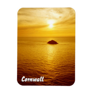 Kornwall zonsondergang magneet