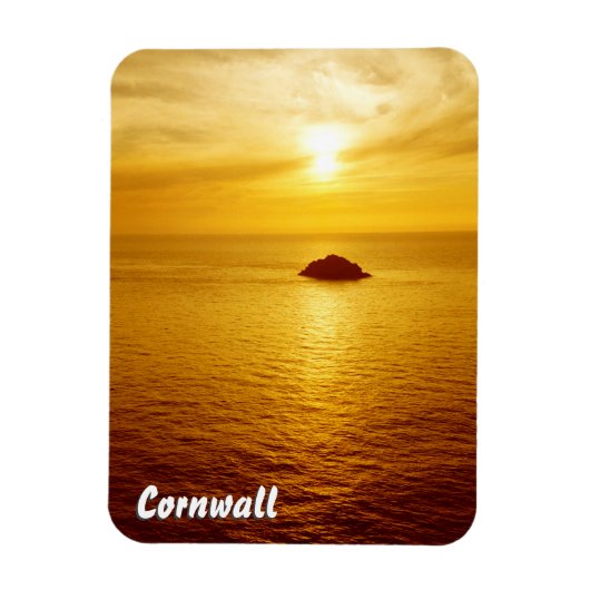 Kornwall zonsondergang magneet (Verticaal)