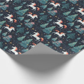 Kornwerkpapier voor kerstcadeautjes cadeaupapier (Hoek)