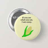 Korny pin ronde button 5,7 cm (Voorkant /achterkant)