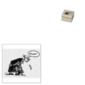 Korny Spitting, kleine rubberstempel niet aan hand (Gestempeld)