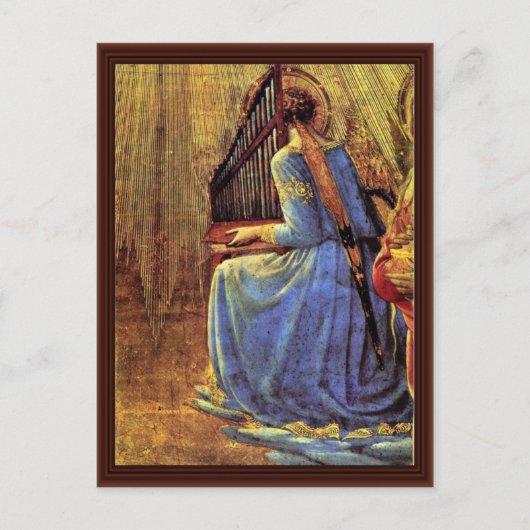 Koronatiedetail door Angelico Fra Briefkaart (Voorkant)