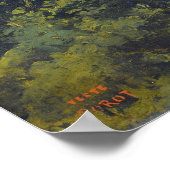 Korot - bos aan de graafkust in Honfleur Poster (Hoek)