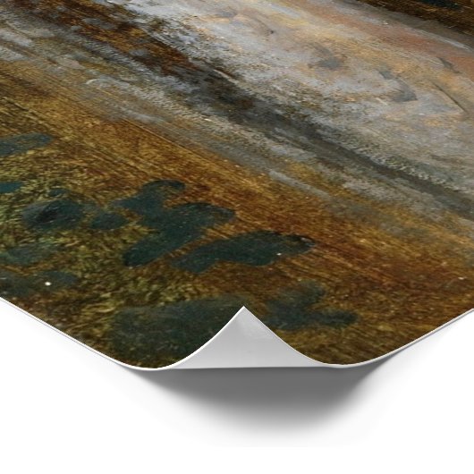 Korot - waterval in Terni Poster (Hoek)