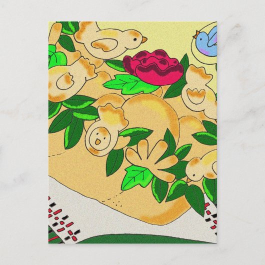 Korovai voor Oekraïense bruiloft Briefkaart (Voorkant)