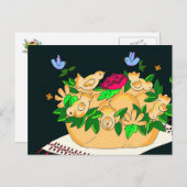 Korovai voor Oekraïense bruiloft Briefkaart (Voorkant / Achterkant)