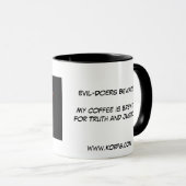 KORPG Evil-Doers Beware koffiemok Mok (Voorkant rechts)