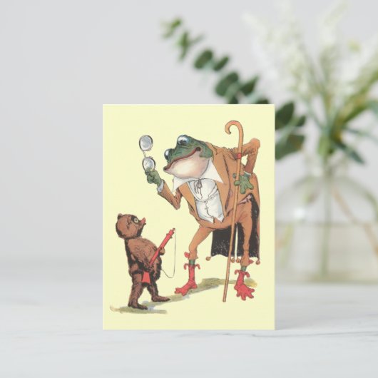 Korporaal Waddle legt de Frogman vast Briefkaart (Staand voorkant)