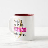 Korps-Mok Tweekleurige Koffiemok (Voorkant links)