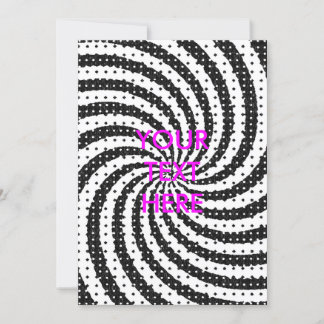 Korre zwarte en witte halftoon grunge wervelkaart kaart