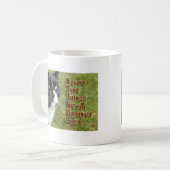 Korrel van zout Tuxedo Kat Fotomotiveringsadvies Koffiemok (Voorkant links)