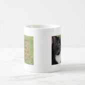 Korrel van zout Tuxedo Kat Fotomotiveringsadvies Koffiemok (Center)