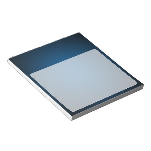 Korrelig blauw-zwarte vignette notitieblok (Schuin)