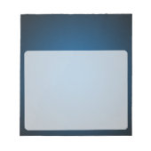 Korrelig blauw-zwarte vignette notitieblok (Voorkant)