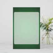 Korrelig Groen-Zwart Vignet Briefpapier (Staand voorkant)