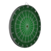Korrelig Groen-Zwart Vignet Dartbord (Voorkant Links)