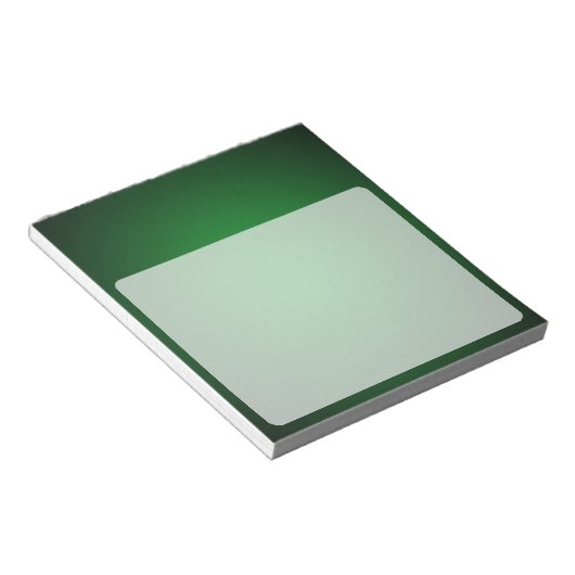Korrelig Groen-Zwart Vignet Notitieblok (Schuin)