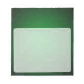 Korrelig Groen-Zwart Vignet Notitieblok (Voorkant)