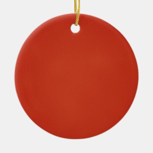 Korrelig Warm Red Achtergrond Keramisch Ornament (Voorkant)