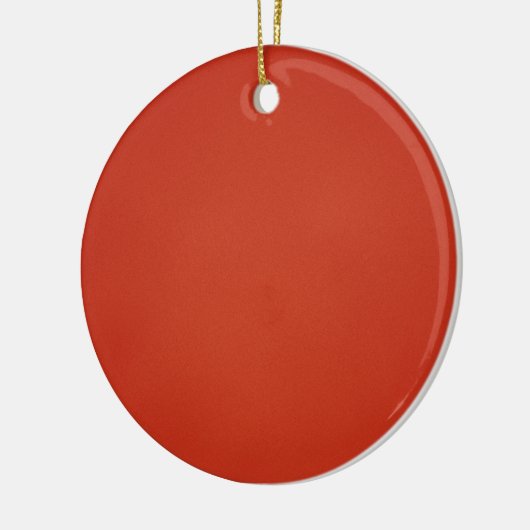 Korrelig Warm Red Achtergrond Keramisch Ornament (Links)