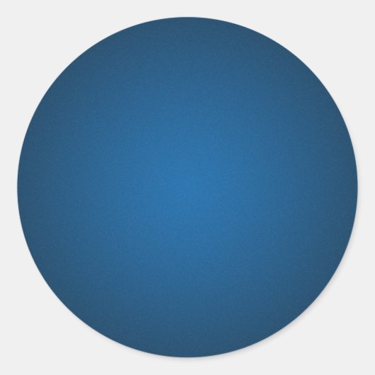 Korrelige blauwzwarte vignette ronde sticker (Voorkant)