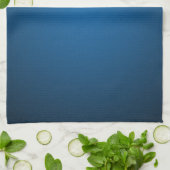 Korrelige blauwzwarte vignette theedoek (Gevouwen)