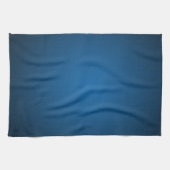 Korrelige blauwzwarte vignette theedoek (Horizontaal)