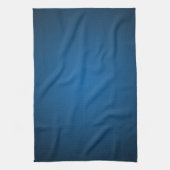 Korrelige blauwzwarte vignette theedoek (Verticaal)