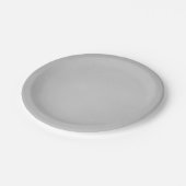 Korrelige Grijze Artistieke Textuur Papieren Bordje (Gekanteld)