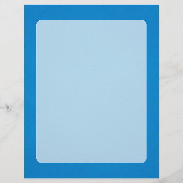 Korrelige helderblauwe achtergrond (Voorkant)