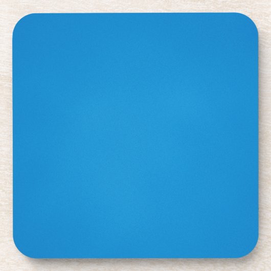 Korrelige helderblauwe achtergrond bier onderzetter (Voorkant)