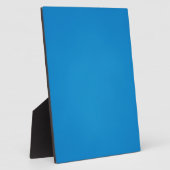 Korrelige helderblauwe achtergrond fotoplaat (Zijkant)