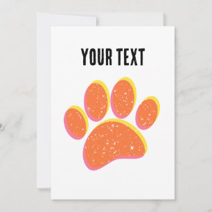 korrelige hondenvoetafdruk kaart