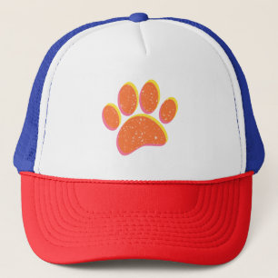 korrelige hondenvoetafdruk trucker pet
