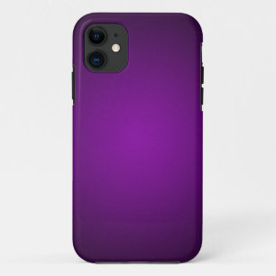 Korrelige Paars-Zwarte Vignet iPhone 11 Hoesje