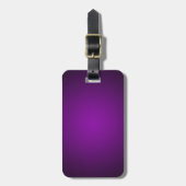 Korrelige Paars-Zwarte Vignette Bagagelabel (Voorkant verticaal)