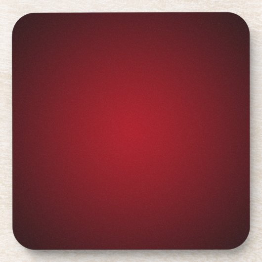 Korrelige rood-zwarte vignette bier onderzetter (Voorkant)